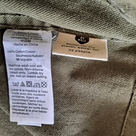 Madewell Dispatch Jacket Military Utility Desert Olive Green Womens Size Small - Picture 12 of 15